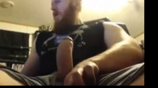 Big Dick Ginger Shoots Out A Massive Load