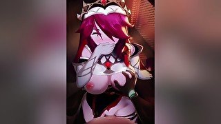 Anime Beauty Rosaria Will Have Sex With You In Animated Porn From The First Person