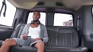 Chanel Monroe gets fucked by a handsome black guy in a car