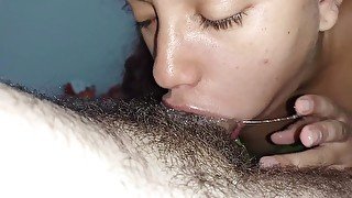 that delights how I love to suck a cock it makes me so happy, I wanted several cocks🍆🥒🍌🍌🤤😋💦🥰