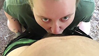 PAWG Deepthroat to Doggy POV