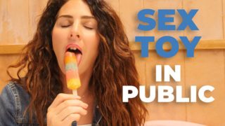 My friend controls me in public! Watch as I have an Orgasm in Public