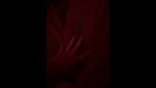 boy humps pillow and moans in red lighting