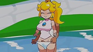 princess is unfaithful to Mario and FUCKS her very rich hentai