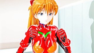 Imbapovi - Rei and Asuka Plug Suits Inflation to Burst