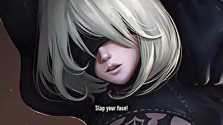 HentaiAnimeJOI - 2B Thinks You Are A Loser (CBT, Femdom, Sub Tasks)