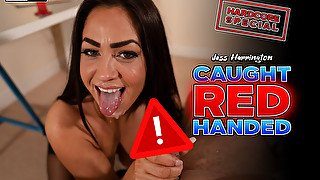 Caught Red Handed featuring Jess Harrington - WankitNowVR