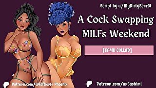 2 MILFs Swap Cocks  ASMR AudioRoleplay