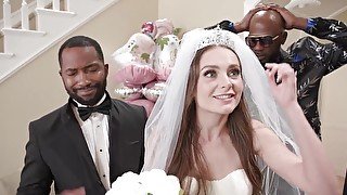 BBC bang for the beautiful bride who loves hard sex