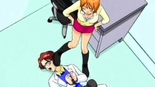 Roped anime doctor gets whipped