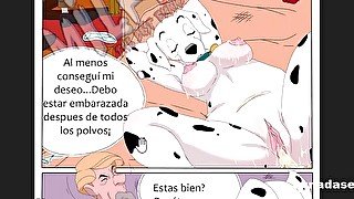 Chica de grandes tetas y culo ofrece su coño para pagar una deuda que tenia su esposo - comic