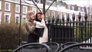 NATALIE AND STACEY CHASE THEIR MAN THROUGH CHELSEA