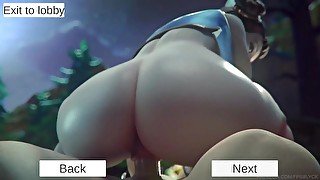 FH - Chun-Li Street Fighter Ass Fuck Sfm Compilation By LoveSkySan69