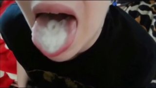 Cum swallowing amateur compilation