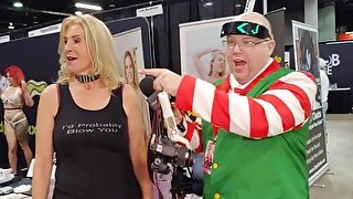 Naughty Jo jo with Jiggy Jaguar exxxotica expo 2022