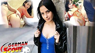 GERMAN SCOUT - Tiny girl Maria Wars pickup and fuck at real street casting