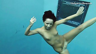 Hot Brunette Big Tits Krasula Fedorchuk Swimming