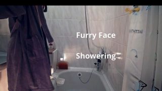 Furry Face - Showering