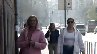 Fabulous flashing video with public scenes 2