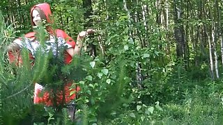 Little Red Riding Hood fucking with Panda in the wood