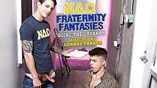 Kyle Wyncrest & Evan Knoxx in Fraternity Fantasies: Doing The Doorman