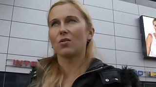 CZECH STREETS - Blonde MILF Picked up on Street