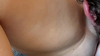 Tight teen pussy eaten out and pumped full of cum - Impregnated with huge creampie!! - Close Up - 4K