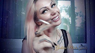 Last seductive smoking clip before I will quit! JOI