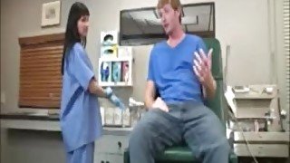 Hot doctor sucks a big dick