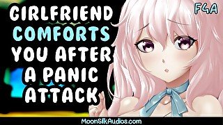 F4A - Girlfriend Comforts You After A Panic Attack - Panic Attack Comfort Roleplay Audio