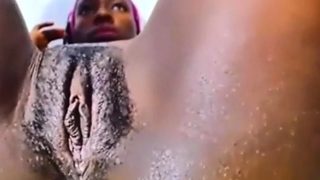 Sensational Black African Jerk Off Race To Cum