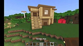 How to build a modern wood house in Minecraft