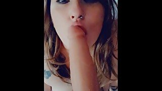 Smoking Blowjob from a milf