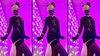 Femboy music video - sissy dance in pink panty