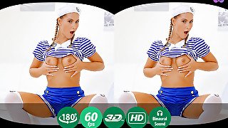 Naomi Bennet in Cute Sailor Cosplayer Shows Her Skills In Vr Solo - TMWVRNet