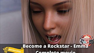 I really love when you do this to my pussy...(Become a Rockstar - Emma - Complete movie)