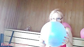 Sissy balloon slut training