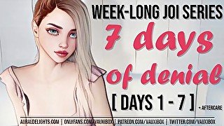 JOI AUDIO SERIES: 7 Days of Denial by VauxiBox (Edging) (Jerk off Instruction) - ENTIRE SERIES