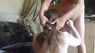 cum on hair