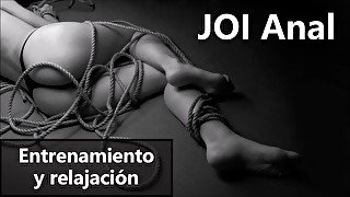 JOI Anal en español para relajarse y entrenar tu culo.