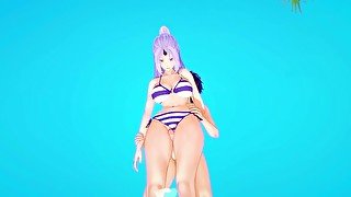 Reincarnated as a Slime: HORNY BEACH SEX WITH SHION (3D Hentai)