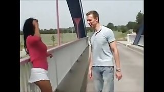 Hot Teen Couple fucking in public