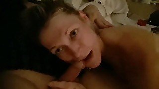 "That's So Sexy"- She licks and sucks my cock while I stroke it against her lips and fuck her face