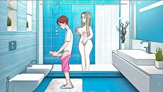 Sexnote part 9 - surprise in shower