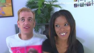 Honey small titted ebony Ashlynn Sixxx gets fucked in amateur porn video