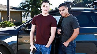 Anthony Moore & Tristan Hunter in Car Fooled - NextdoorWorld