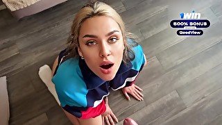 Hot Russian beauty makes the world's best cock rider