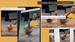 EDGEWORTH JOHNSTONE Public Advertising Video 3 Cumshot Solo Gay Male Cumming Amateur