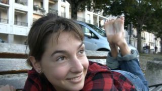 French girl barefoot 2