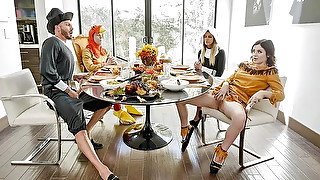 Kinky Family Thanksgiving Orgy